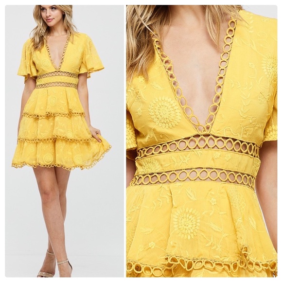 *ON BACK ORDER* Marianne Layered Ruffle Mini Dress - Picture 8 of 8